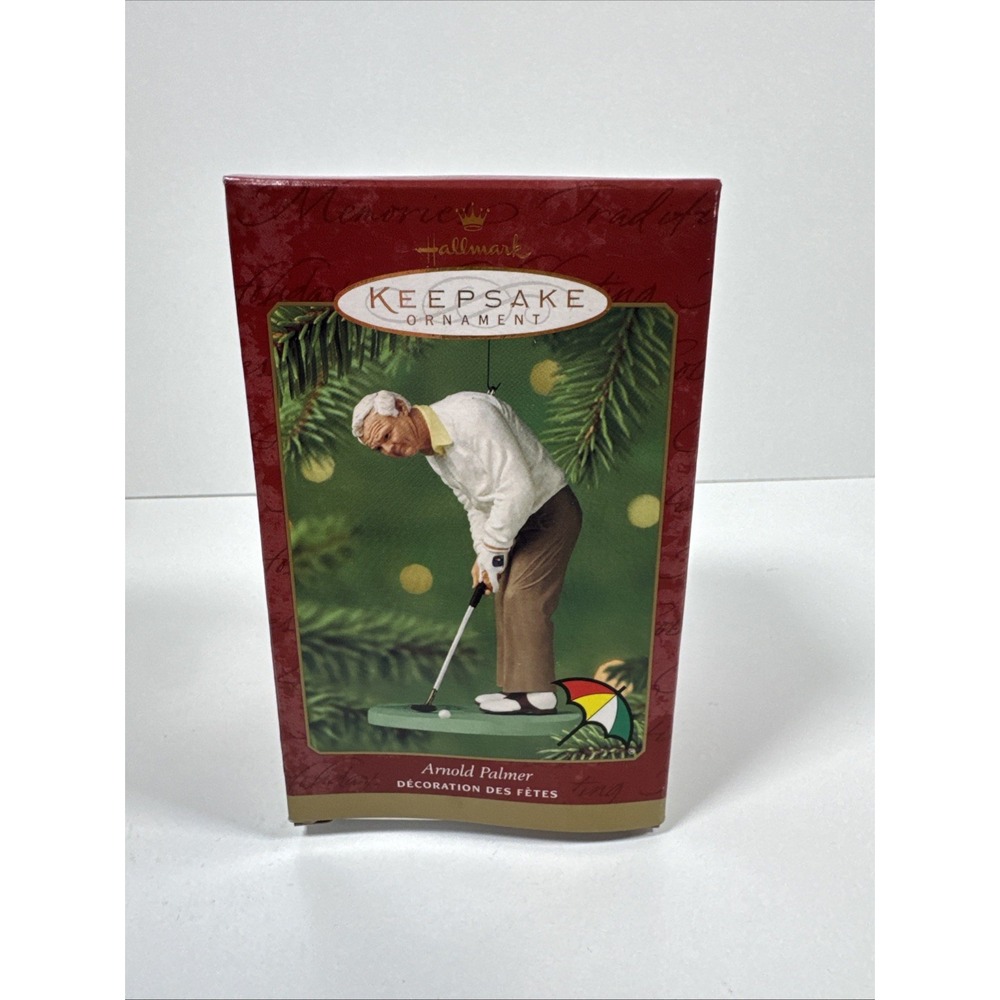 2000 Hallmark Keepsake Ornament, PGA Hall of Famer "Arnold Palmer" -β PRE-OWNED